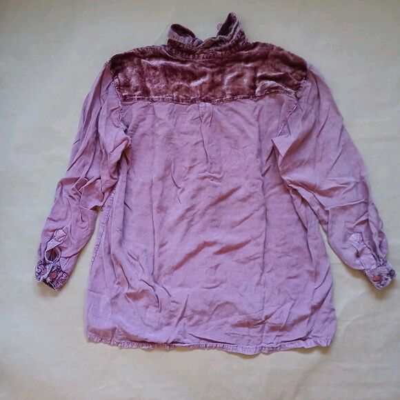 Vintage French Gear Marroon 2 piece Set Size S Shirt & Pants Embroidered Velvet - Picture 3 of 13